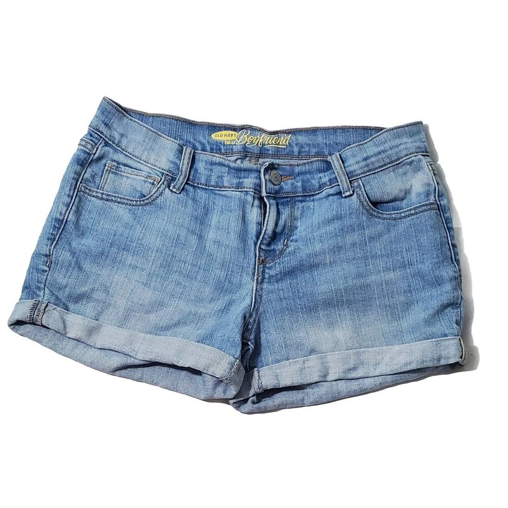 Old Navy Jean Shorts Women's Size: 2 Blue Denim Mid Rise Boyfriend comfort #23 l